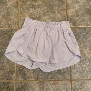 Lululemon Tracker Shorts 4” Blue Purple